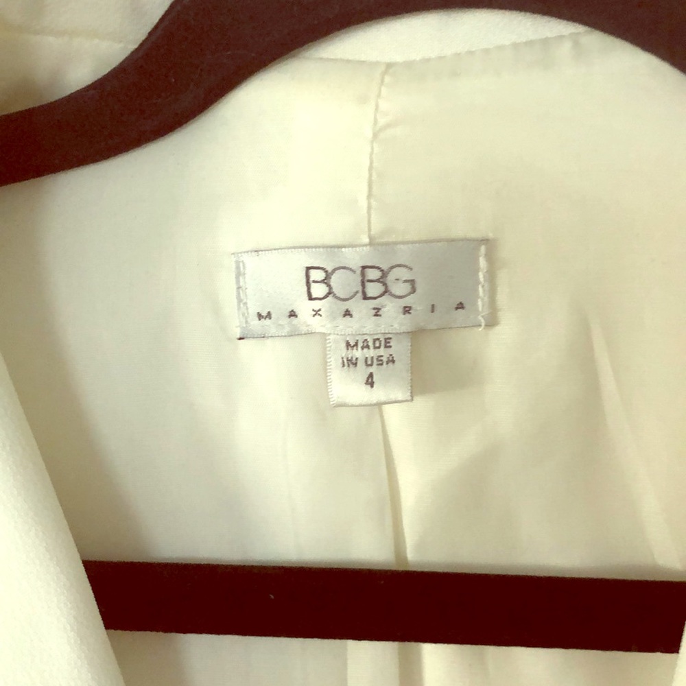 BCBG MAXAZRIA Winter White Blazer